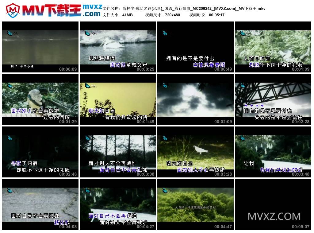 高林生-成功之路(风景)_国语_流行歌曲_MC206242